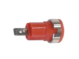 IEC1010 Bindpaal, Faston - Rood