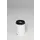 prullenmand zelfblussend 15 liter HxØ 370x250mm kop zwart wit