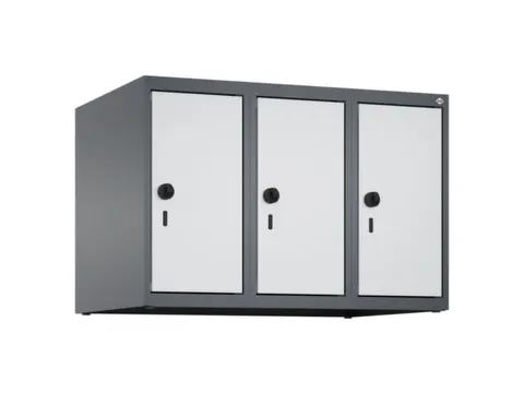 opzetkast,v. locker,3vak.,vak B 250mm,HxBxD 500x750x500mm,vleugeldeur