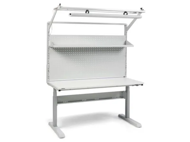 geperforeerde plaat,v. montagetafel,HxB 389x1474mm,staal