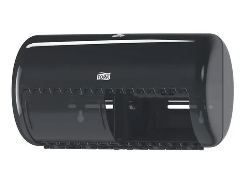 Tork 557008 T4 Toiletpapier Dispenser Elevation Twin Zwart