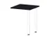 table de rallonge,haut. régl.,HxlxP 720-840x600x600mm,CC-noir