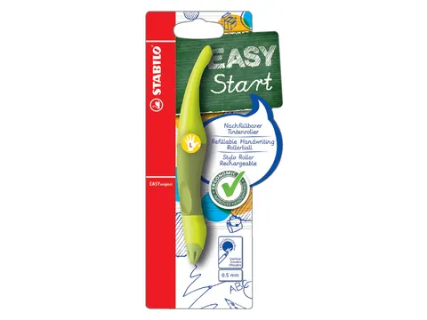 Rollerpen Stabilo Easy Original Links Lime/groen 0.5mm