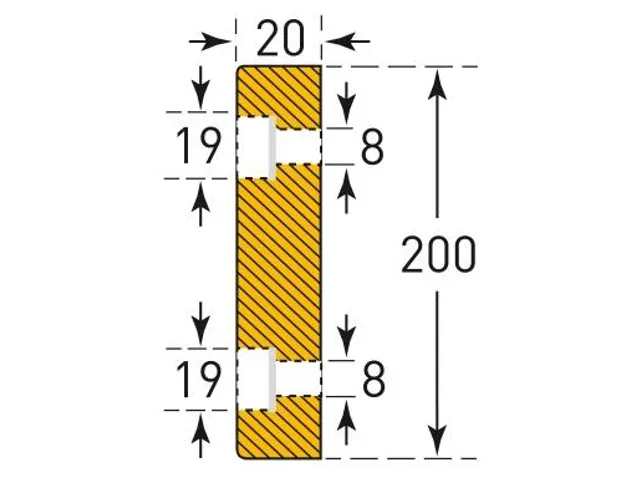 Profilé De Protection Mousse Pu Protège-Surfaces Rectangle Hxl 200X2