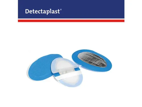 Detectaplast 9301 hydrogelpleister waterafstotend blauw 43x68mm 10 st.