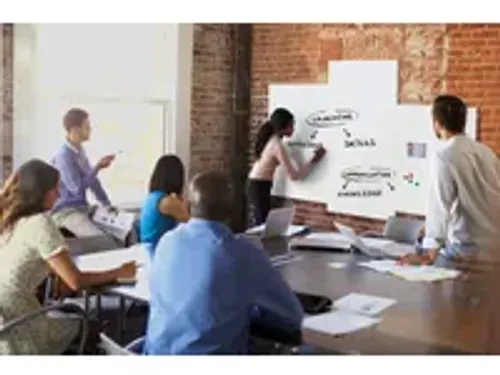 OUTLET Legamaster Frameloos Whiteboard 75X50 Cm Board-Up