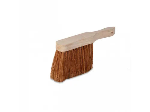 Handstoffer cocos hout ongelakt 30cm