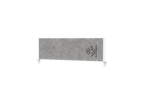 MAULconnecto scheidingsysteem 160x50cm Donkergrijs Frame Wit