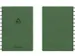 Business cahier, ft A4, 144 pages, ligné, vert