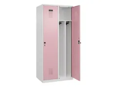 locker voor scheiding van kleding,HxBxD 1850x800x500mm,2vak