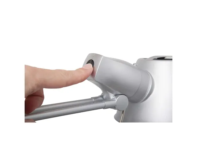 Bureaulamp MAUL Rock LED voet zilvergrijs