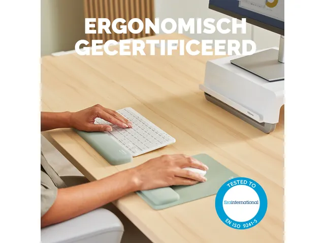 Polssteun Fellowes Breyta compact saliegroen 6x32cm