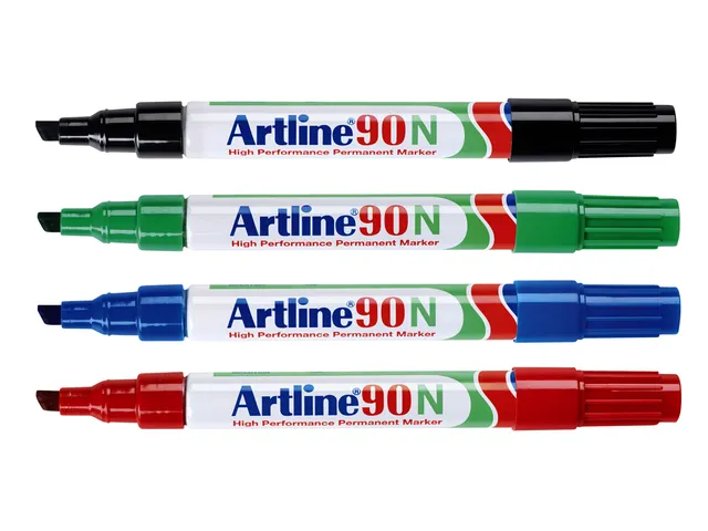 Viltstift Artline 90 schuin 2-5mm rood