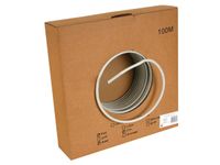 Ftp-kabel, Cat6, 4 X 2 X 0.57mm, 4 Twisted Pairs, Lengte: 100m
