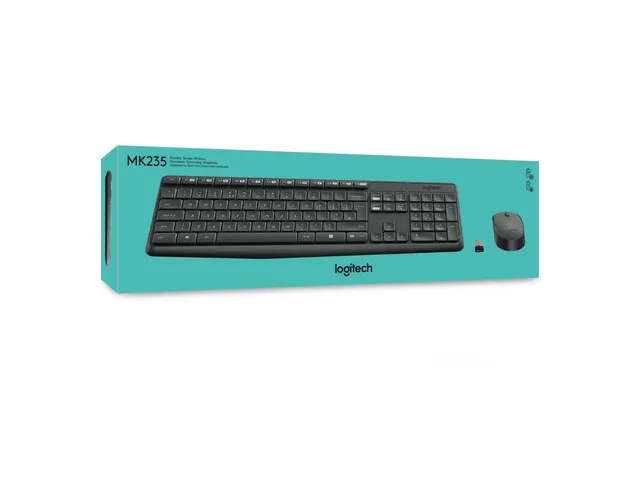 Logitech MK235 Wireless Toetsenbord en Muis Combo Azerty