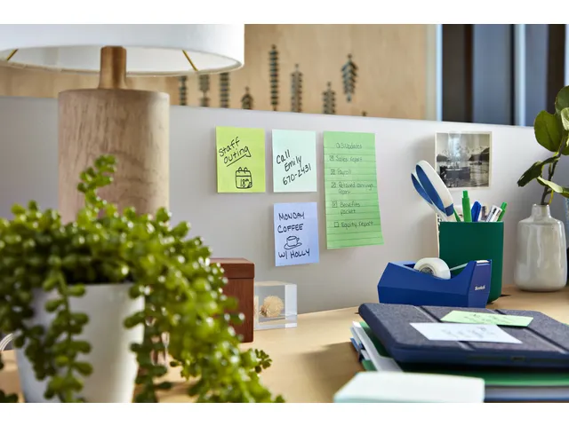 Memoblok Post-it 675-3 Super Sticky 101x101mm Oasis 3 stuks