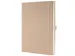 Notitieboek Conceptum A4 Beige 5mm ruit hardcover. Genummerde pagina's