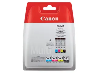 Canon CLI-571 multipack zwart + 3 kleuren origineel - 1