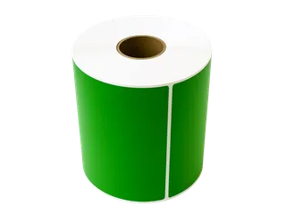 Gekleurde verzendlabels op rol 102x152mm Groen 2800 etiketten - 2