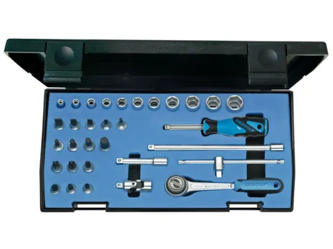 20 IMU-3 Dopsleutelset 1/4 inch 32-delig zeskant IN-IS-PH-PZ