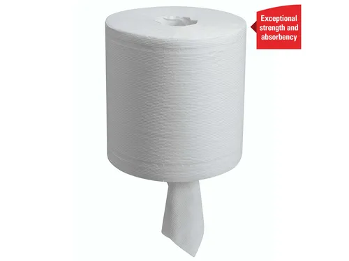 Poetsrol WypAll L20 2-laags 18,3cmx144m 380vel wit 7303