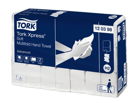 Tork 120398 Xpress H2 Multifold Z Handdoek Advanced Soft 21x180 vel