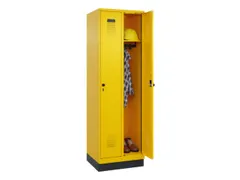 locker,HxBxD 1950x600x500mm,2vak,vak B 300mm,draaigrendel,sokkel