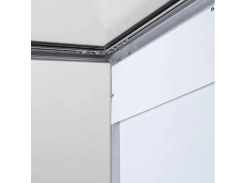 Outdoor Menubord 2xA4 met Logopaneel Staand