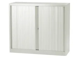 Roldeurkast Inclusief 2 Legborden Lichtgrijs 103x100x43mm