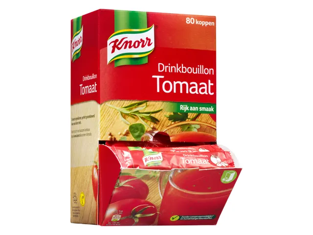 Drinkbouillon Knorr tomaat Soep 175ml 80 stuks