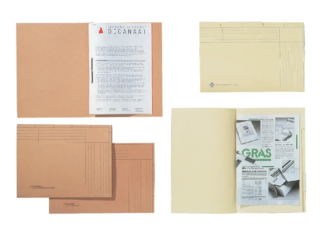 Binnenmap Djois folio met snelhechter 300gr chamois