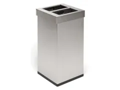 Design Afvalbak Carro Mix 2x25 Liter RVS