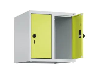 opzetkast,v. locker,2vak.,vak B 250mm,HxBxD 500x500x500mm,vleugeldeur - 2