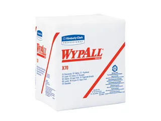 WypAll 8387 doek X70 ¼-vouw 1-laags wit 30,5x31,8cm - 2