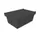 Herbruikbare containers HxLxB 240x610x400mm 38l PP-regeneraat zwart