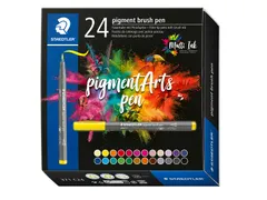 Brushpen Staedtler PigmentArts set à 24 kleuren