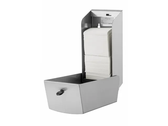 Toiletpapierdispenser RVS voor Bulkpack Toiletpapier