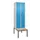 locker voor scheiding van kleding,HxBxD 2120x600x815mm,2vak