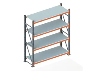 breedvakstelling,grondveld,HxBxD 2700x2395x800mm,vakl. 1800kg - 1