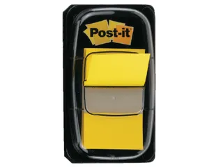 Indextabs 3M Post-it 680 25.4x43.2mm geel - 1