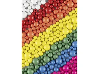 Houten kralen Folia 1000 gram assorti - 1