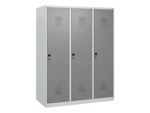 schoollocker,HxBxD 1530x1200x500mm,3vak,vak B 400mm,draaigrendel