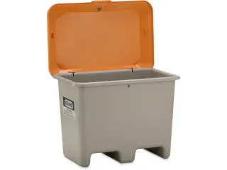 strooigoedbak,200l,HxBxD 690x890x600mm,GVK,grijs,deksel oranje - 3