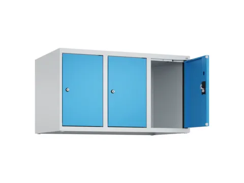 opzetkast,v. locker,3vak.,vak B 300mm,HxBxD 500x900x500mm,cilinderslot