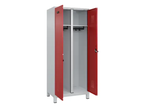 locker voor scheiding van kleding,HxBxD 1950x800x500mm,2vak