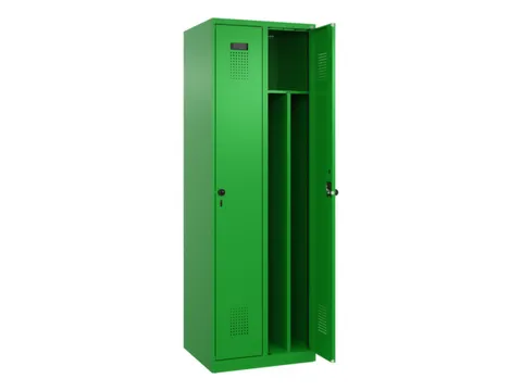 locker voor scheiding van kleding,HxBxD 1850x600x500mm,2vak