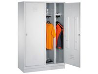 Garderobekast 1800x1190x500mm 4 Vakken 2 Deur Klinksluiting Sokkel
