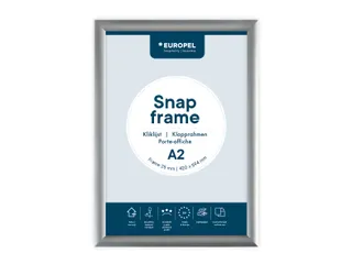 Europel Kliklijst Premium A2 25mm Zilver - 1