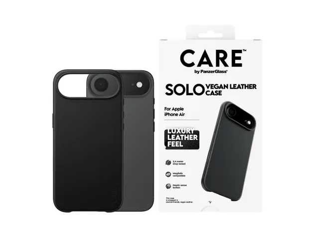 Coque PanzerGlass CARE by Solo pour iPhone 17 Air noir