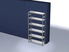 systeemstelling,grondveld,HxBxD 2500x1360x435mm,vakl. 180kg